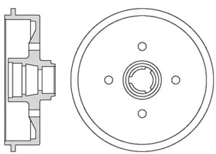 Тормозный барабан MOTAQUIP VBD636