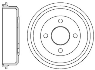 Тормозной барабан MOTAQUIP VBD640