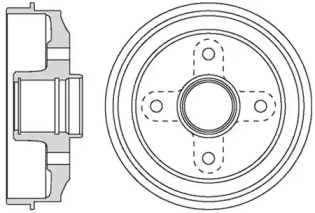 Тормозный барабан MOTAQUIP VBD652