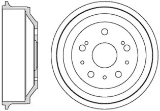 Тормозной барабан MOTAQUIP VBD665