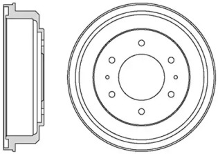 Тормозной барабан MOTAQUIP VBE638