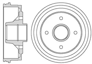 Тормозной барабан MOTAQUIP VBE649