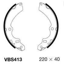 Комлект тормозных накладок MOTAQUIP VBS413