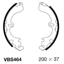 Комлект тормозных накладок MOTAQUIP VBS464