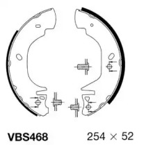 Комлект тормозных накладок MOTAQUIP VBS468