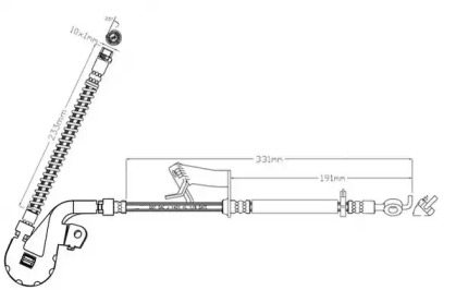 Шлангопровод MOTAQUIP LVBH1603