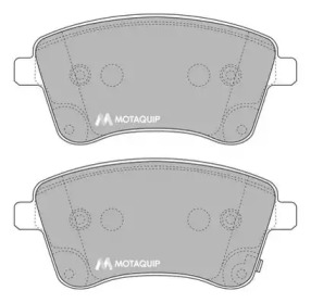 Комплект тормозных колодок MOTAQUIP LVXL1679