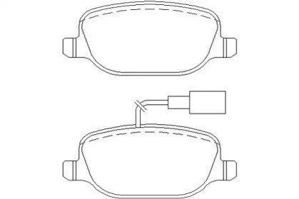 Комплект тормозных колодок MOTAQUIP LVXL1686