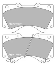 Комплект тормозных колодок MOTAQUIP LVXL1701