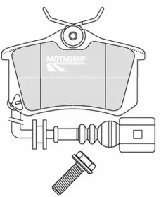 Комплект тормозных колодок, дисковый тормоз MOTAQUIP LVXL1704