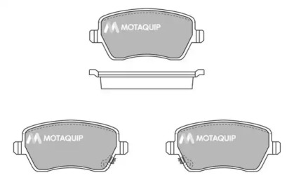 Комплект тормозных колодок MOTAQUIP LVXL1710