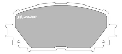 Комплект тормозных колодок MOTAQUIP LVXL1726