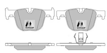 Комплект тормозных колодок MOTAQUIP LVXL1735