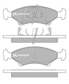 Комплект тормозных колодок MOTAQUIP LVXL178