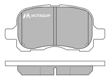 Комплект тормозных колодок MOTAQUIP LVXL209