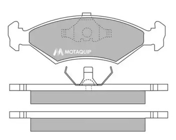 Комплект тормозных колодок MOTAQUIP LVXL231