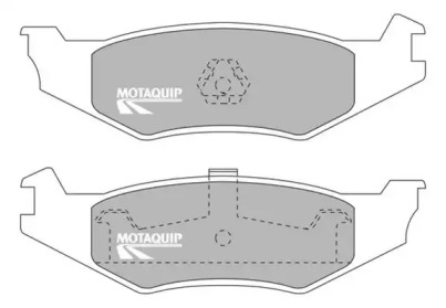 Комплект тормозных колодок MOTAQUIP LVXL242