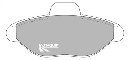 Комплект тормозных колодок MOTAQUIP LVXL262