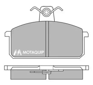 Комплект тормозных колодок MOTAQUIP LVXL278