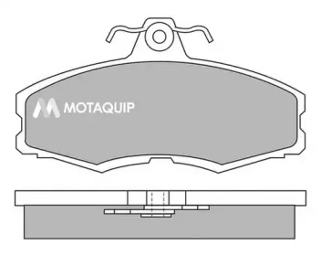 Комплект тормозных колодок MOTAQUIP LVXL306