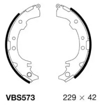 Комлект тормозных накладок MOTAQUIP VBS573