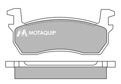 Комплект тормозных колодок MOTAQUIP LVXL312