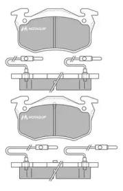 Комплект тормозных колодок MOTAQUIP LVXL323