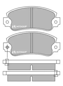 Комплект тормозных колодок MOTAQUIP LVXL324