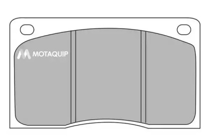 Комплект тормозных колодок MOTAQUIP LVXL337