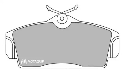 Комплект тормозных колодок MOTAQUIP LVXL339