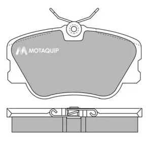 Комплект тормозных колодок MOTAQUIP LVXL363