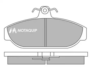 Комплект тормозных колодок MOTAQUIP LVXL369