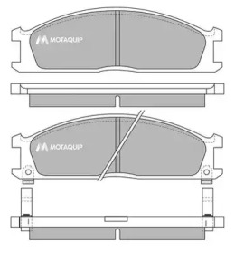 Комплект тормозных колодок MOTAQUIP LVXL373