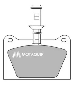 Комплект тормозных колодок MOTAQUIP LVXL382