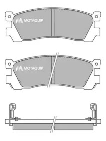 Комплект тормозных колодок MOTAQUIP LVXL392