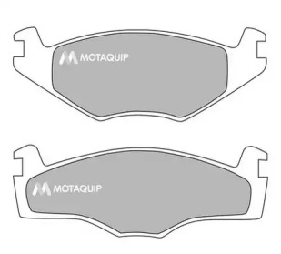 Комплект тормозных колодок MOTAQUIP LVXL393