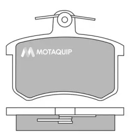 Комплект тормозных колодок MOTAQUIP LVXL394