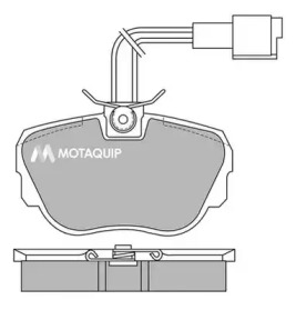 Комплект тормозных колодок MOTAQUIP LVXL399