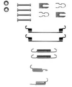 Комплектующие, тормозная колодка MOTAQUIP VMK888