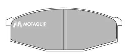 Комплект тормозных колодок MOTAQUIP LVXL417