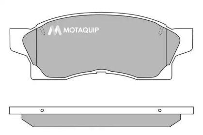 Комплект тормозных колодок MOTAQUIP LVXL418