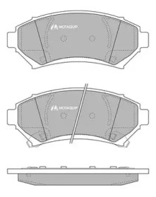 Комплект тормозных колодок MOTAQUIP LVXL493