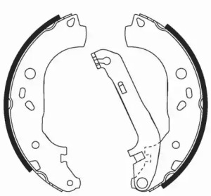 Комлект тормозных накладок MOTAQUIP VBS667