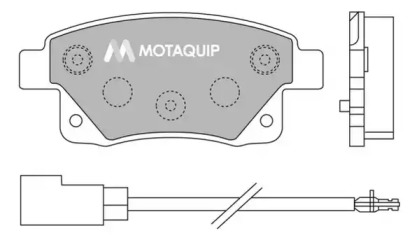 Комплект тормозных колодок MOTAQUIP LVXL1303