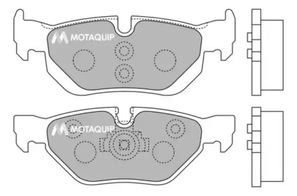 Комплект тормозных колодок MOTAQUIP LVXL1258