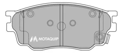 Комплект тормозных колодок MOTAQUIP LVXL1260