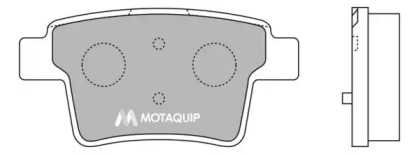 Комплект тормозных колодок MOTAQUIP LVXL1261