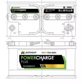 Стартерная аккумуляторная батарея MOTAQUIP VBY11