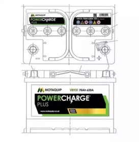 Стартерная аккумуляторная батарея MOTAQUIP VBY31