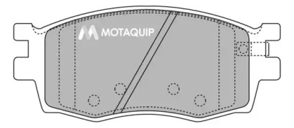 Комплект тормозных колодок MOTAQUIP LVXL1311